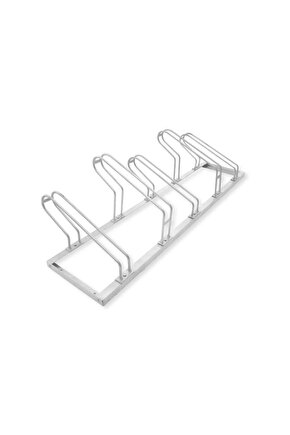 Bisiklet Park Yeri – 5’li Model  Metal Gövde  Gri Renk
