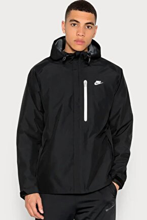 Sportswear Storm-Fit Legacy Shell Full-Zip Erkek Siyah Günlük Spor Ceket