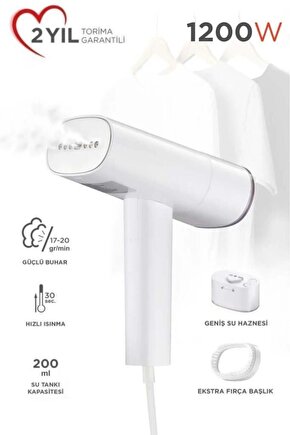 KG3112 Buharlı Kırışık Giderici 1200W Taşınabilir Seyahat Boy Dikey Ütü