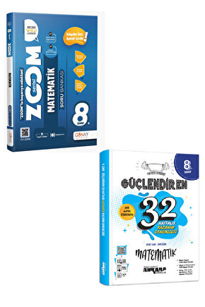 8. Sınıf Zoom Matematik Soru Bankası + Ankara Yayınları Matematik 32 Haftalık Deneme