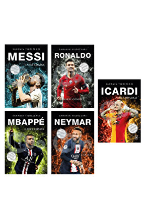 Sahanın Yıldızları Icardi Messi Ronaldo Mbappe Neymar 5 Kitap