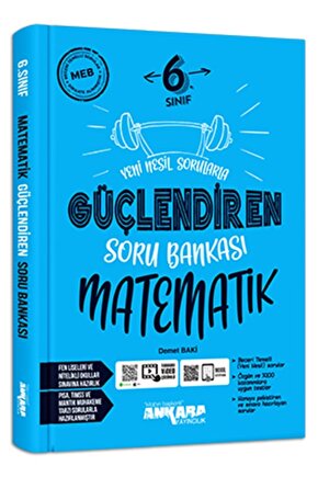 Ankara Yayıncılık 6. Sınıf Matematik Güçlendiren Soru Bankası