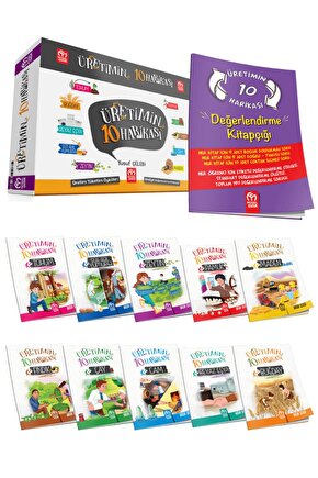 Üretimin 10 Harikası Hikaye Serisi 2 3 Sınıf Okuma Seti 10 Kitap Her biri 48 Sayfa