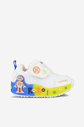 Feti Ortopedik Taban Beyaz Çocuk Sneaker