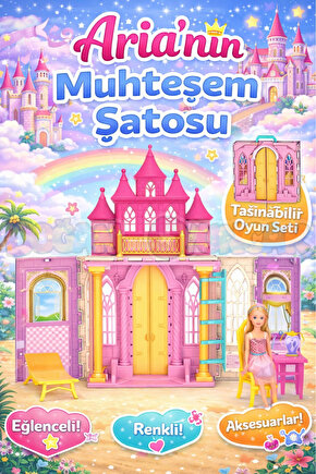 Arianın Muhteşem Şatosu - Arianın Şatosu Oyuncak - Linda Tatil Ev Seti - Linda Ev Seti