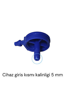 Dijital Tansiyon Aleti Konnektör Jak Bağlantı Aparatı Mavi Omron Tıp 5 Mm