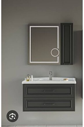 Ariana Antrasit 80 cm Banyo Dolabı