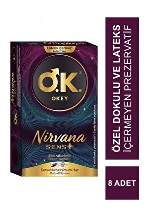 Okey Prezervatif Nirvana Sens 8li - Original