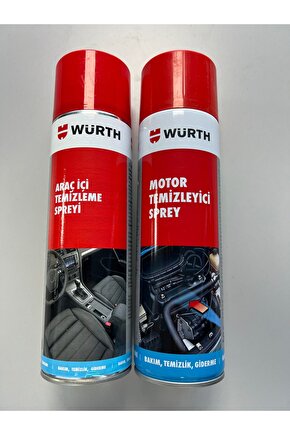 Motor yüzeyi ve araç içi temizleme
