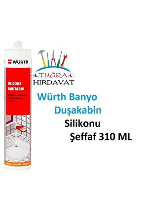 Duşakabin Silikonu Şeffaf 310 ml Kararmayan Silikon