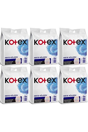 Gece Külodu  Külot Standart Beden Yoğun ReGl Dönemine Özel 12 Li Set 6PK*2