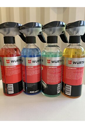 WÜRTH TEMİZLİK SETİ (CANT, JANT, BÖCEK, EASY CLEAN TEMİZLEYİCİ