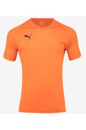 Erkek Lıga Core Şort Ss Running Jersey Turuncu