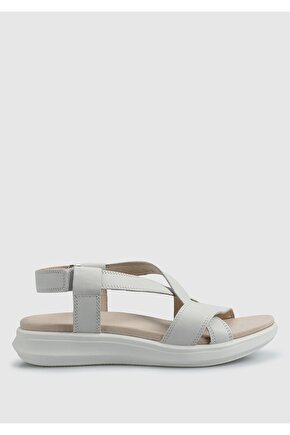 Kadın Offwhite Nappa Ella Kirli Beyaz Sandalet