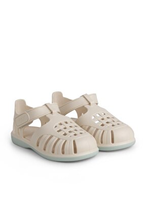 Tobby Solid Bicolor Marfil Çocuk Sandalet BB355-079