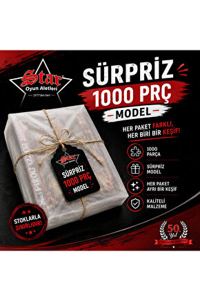 STAR 1000 Parça Sürpriz Puzzle - Karışık Model Gönderim