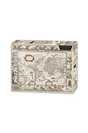Star Dünya Haritası Iı Puzzle 2000 Parça