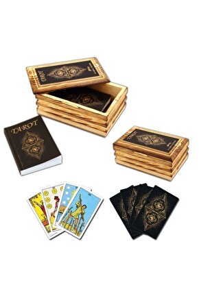 Tarot Oyun Kartı Ahşap Kutulu