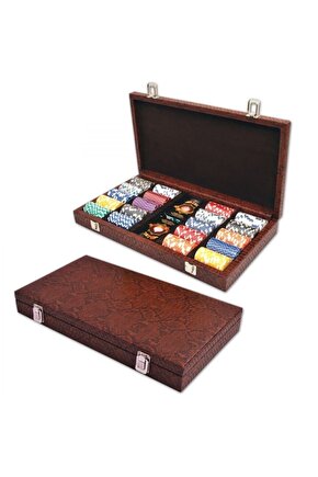 Deri Çanta Poker Çipi 300lük