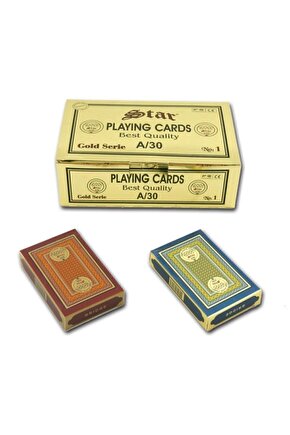 Iskambil Kağıdı Oyun 2 Li Set Gold Oyun Kağıdı Iskambil Kağıdı Poker Kağıdı 2 Deste Stoktan