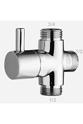 Yapıtaşı Yt32 Kartepe Banyo Robot Duş Seti Yönlendirici Musluk 34x12x12