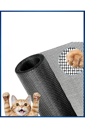YIRTILMAZ SİNEKLİK KEDİ TELİ (PET TÜL) (EN: 160 CM - UZUNLUK: 100 CM)