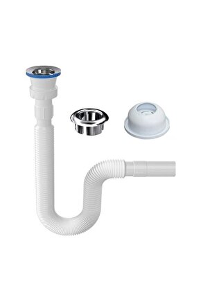 Lavabo Sifon Seti (lavabo Sifonu Lavabo Yüzüğü Adaptör Conta)