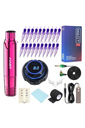 1 Set P10 Kalıcı Makyaj Power Supply Cihaz (PINK) Resimde ki Ürünler Gönderilir