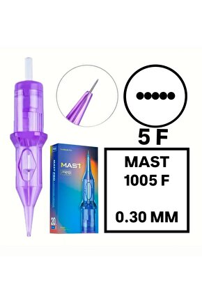 Pro Cartridges 1 Kutu - Pro -  1005F - 0.30mm Kartuş Dövme ve Kalıcı Makyaj İğnesi
