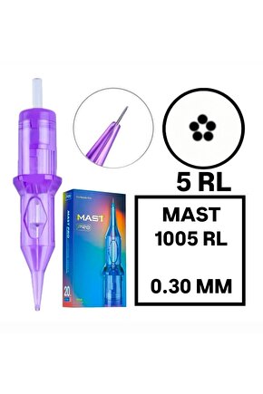 Pro Cartridges 1 Kutu - Pro - 1005rl - 0.30mm - Kartuş Dövme Ve Kalıcı Makyaj Iğnesi