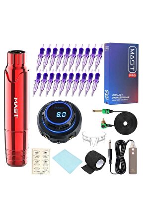 P10 Kalıcı Makyaj Seti Kırmızı Power Supply Cihaz Resimde Ki Orijinal Ürünler Gönderilir