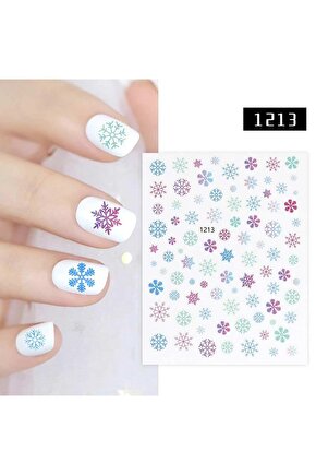 Buz Kristalleri Kar Taneleri Sticker J0-1213