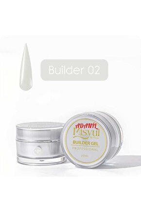 Misyul 30 ml Profesyonel Builder Gel 02 Rakı Beyazı