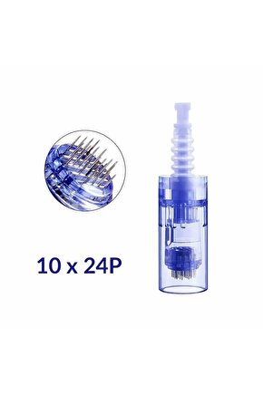 Dr. Pen 24 Pin Dermapen Iğnesi Orijinal Dermapen Iğne Kartuşu Soketli 10 Adet