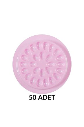 Kirpik Yapıştırıcı Damla Kabı Pembe 50 Adet
