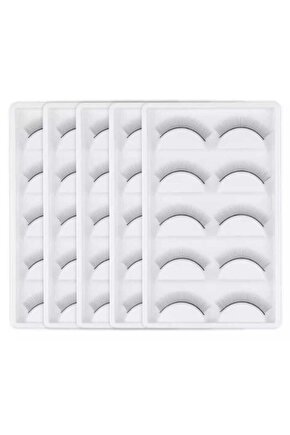 Eğitim Kirpiği Ipek Kirpik Için 5 Paket
