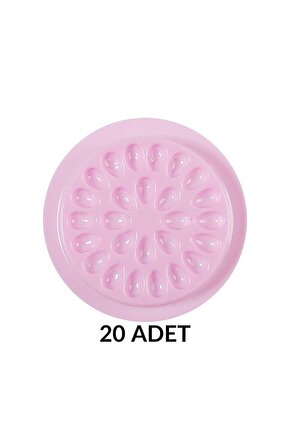 Kirpik Yapıştırıcı Damla Kabı Pembe 20 Adet