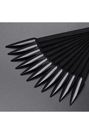 Kalıcı Oje Stiletto Renk Kartelası Siyah 40lı