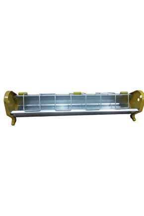 GÜVERCİN METAL YEMLİK 50 CM KUŞ BILDIRCIN KEKLİK TAVUK YEMLİK SULUK GALVANİZ YEMLİK
