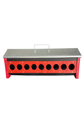 GÜVERCİN HAZNELİ YEMLİK 60 CM GALVANİZ METAL ÇEKMECELİ YEMLİK KUŞ BILDIRCIN KEKLİK TAVUK YEMLİK