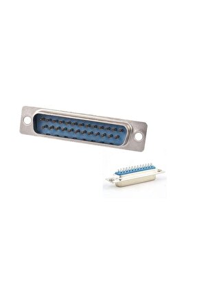 25 pin erkek d-sub konnektör 50 adet