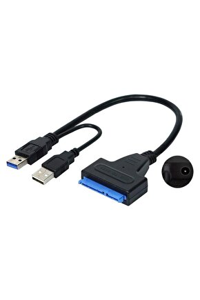 Usb 3.0 to 2.5-3.5 inç Sata Çevirici + 12 volt Adaptör