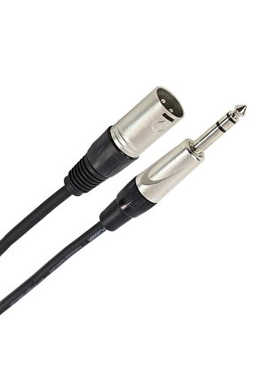 6.3 mm Erkek- Xlr Erkek Stereo Trs Kablo 5 Metre