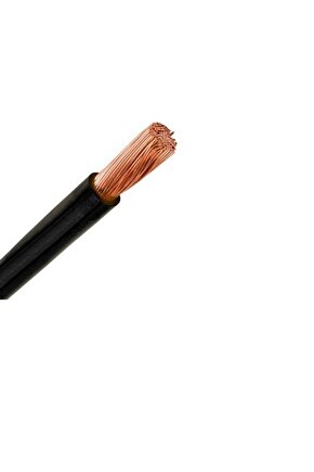 Yumuşak Silikon Nyaf Kablo 1 mm Siyah 5 mt