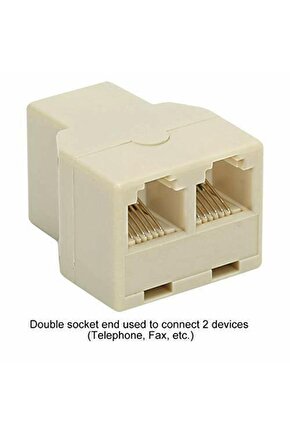 2 li telefon Çoklayıcı 6 pinli