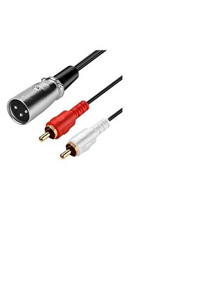 Xlr Erkek -2 Rca Erkek Kablo 2 metre