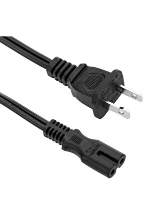 Amerikan Fişli Teyp Kablosu 2 pin 1.5 metre