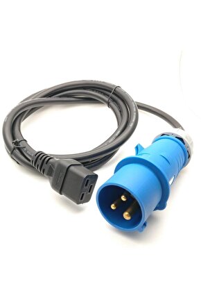 IEC309 16A32A IEC 320 C19 UPSPDU Power Kablosu 2 metre