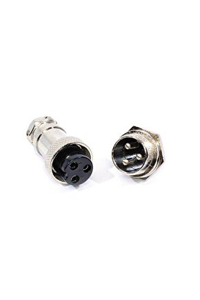 3 Pin Mikrofon Mice Konnektör dişi-erkek