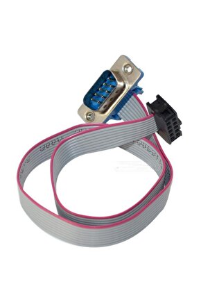 9 pin D-sub Erkek - 10 pin Idc Dişi Seri Kablo 1 metre